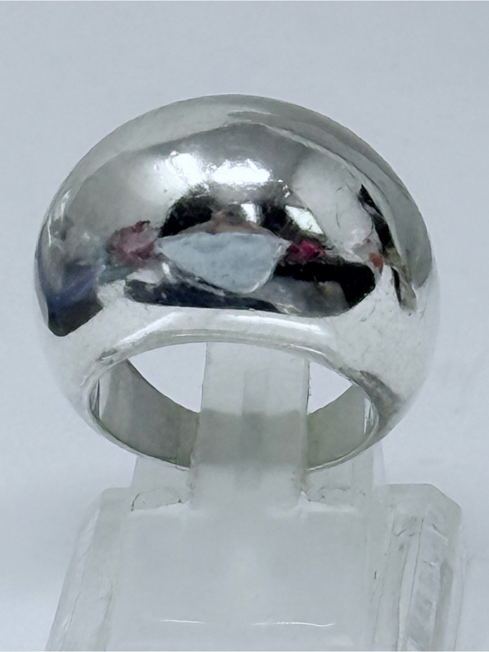 bayanihan Polished Dome Sterling Silver Ring - Shiny Silver gorgeous